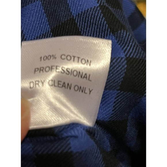 NWT! Petersyn x Revolve •S• Carnaby Tartan Plaid Red White Blue Shirt Pearl Snap - Picture 10 of 12